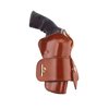 The Galco WheelGunner holster offers ambidextrous carry, versatile positioning, and premium saddle leather for secure, quick access to your Ruger Super Blackhawk.