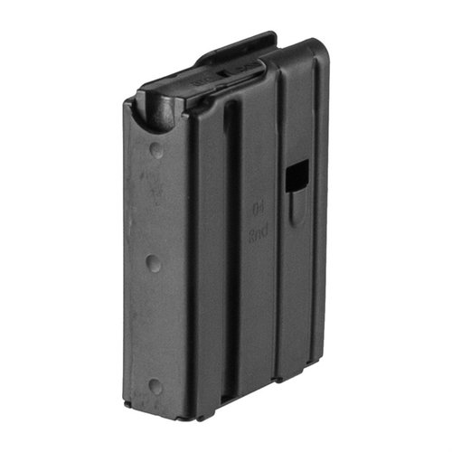 The D&H Industries AR-15 12.7x42mm Aluminum Magazine offers durability with its lightweight aluminum body, ensuring reliable performance for your shooting needs.