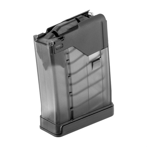 The L5AWM 10-RD magazine combines steel reliability, polymer durability, and aluminum weight, making it perfect for M4, SCAR16, and other 5.56mm weapons.