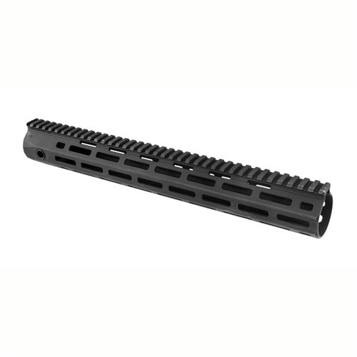 The KAC URX 4 M-LOK Handguard is lightweight, strong, and fully modular, featuring an Integral Barrel Nut for easy installation and versatile M-LOK accessory mounting.