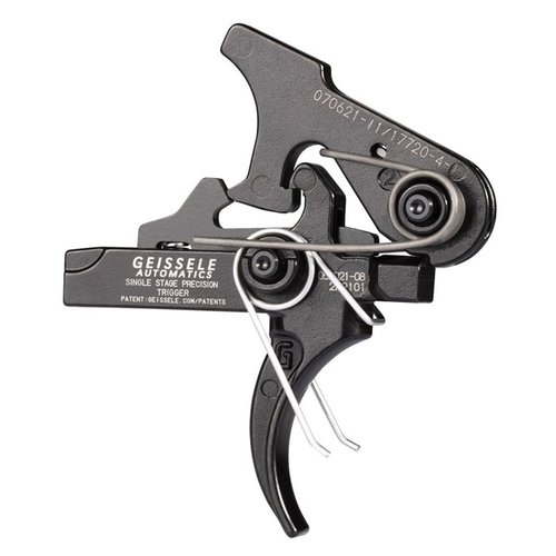 The Geissele AR-15 SSP trigger offers a super clean break, ultra short reset, and 5ms lock time for fast, precise shooting with easy installation.