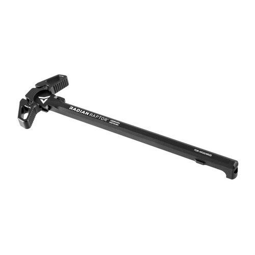 The Raptor™ ambidextrous charging handle offers rapid, fluid operation from either side, crafted from durable 7075 aluminum and milspec anodized for reliability.