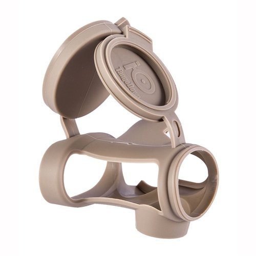 Protect your Trijicon MRO optic with the Tangodown iO Protective Body Armor, featuring snug caps, solvent resistance, and durable polyurethane construction.