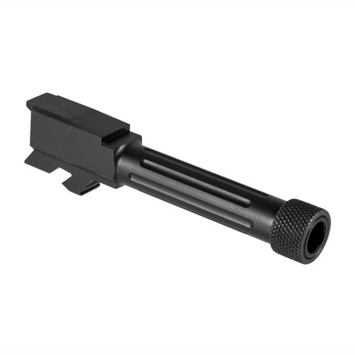 Experience unmatched accuracy and reliability with the Alpha Wolf threaded barrel for Glock 43, crafted from stress-relieved stainless steel and featuring SBN coating.