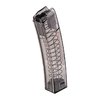 ETS translucent polymer 9mm MP5 magazines offer lightweight durability, easy disassembly, and creep resistance, ensuring reliable performance for duty and practice.