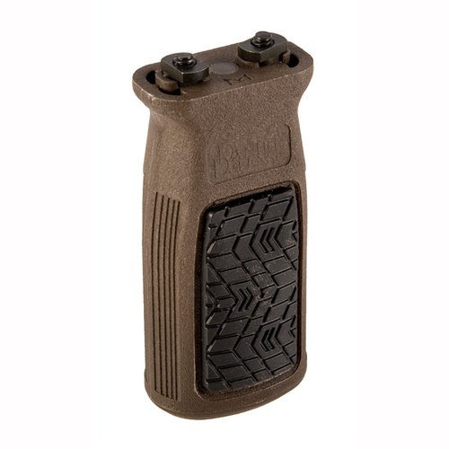 The Daniel Defense M-LOK Vertical Grip offers a comfortable, rubber overmolded grip for wet and dry conditions, compatible with all M-LOK rails.