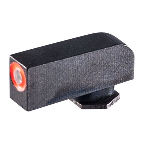 Enhance your Glock® with the AmeriGlo ProGlo Tritium Round Front Sight, featuring a 20-year glow, robust steel build, and compatibility with all models.