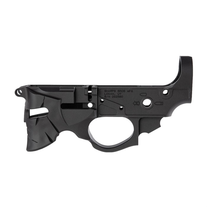 SHARPS BROS AR-15 OVERTHROW STRIPPED LOWER RECEIVER BLACK - Brownells UK