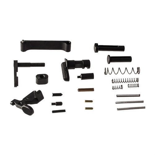 The Geissele AR-15 Lower Parts Kit provides all essential mil-spec components for building or repairing your lower receiver, excluding trigger and grip.