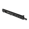The Foxtrot Mike 9mm Upper Receiver is a fully assembled, reliable option for AR-15s, featuring M-LOK handguard, Picatinny rail, and compatibility with Glock magazines.