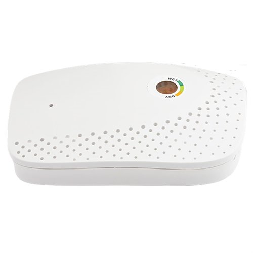 The SNAP SAFE Medium Rechargeable Dehumidifier absorbs humidity, preventing rust and mildew in gun safes and enclosed spaces, with easy recharge indicators.