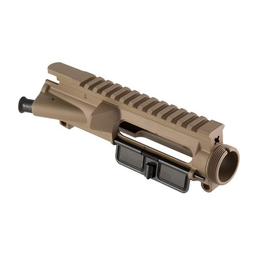 The Aero Precision AR-15 Upper Receiver, designed for single-shot use, features 5.56 NATO chambering, M4-style feedramps, and is forged from durable 7075-T6 aluminum.