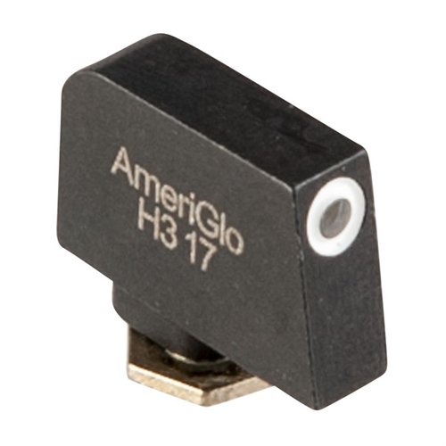 Upgrade your Glock with AmeriGlo's Tritium Front Sight for quick target acquisition, low-profile design, and durable steel construction that glows in low light.