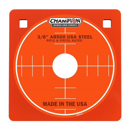 Champion Center Mass Steel Targets are durable 3/8