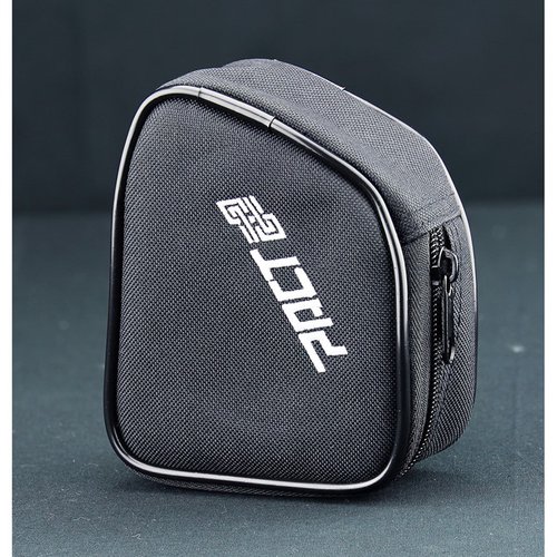 Protect your Club Shot Timer II or III with the durable black nylon Pact Carrying Case, featuring a secure zipper closure for easy access and maximum protection.