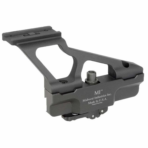 Securely mount a variety of optics to your AK-47 with the durable aluminum Midwest Industries AKG2 Side Mount, designed to maintain zero in rugged conditions.