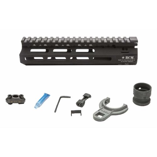 The BCM MCMR M-LOK Handguard offers a lightweight, free-floating design with ample accessory slots, ensuring strength, accuracy, and a sleek profile for your AR-15.