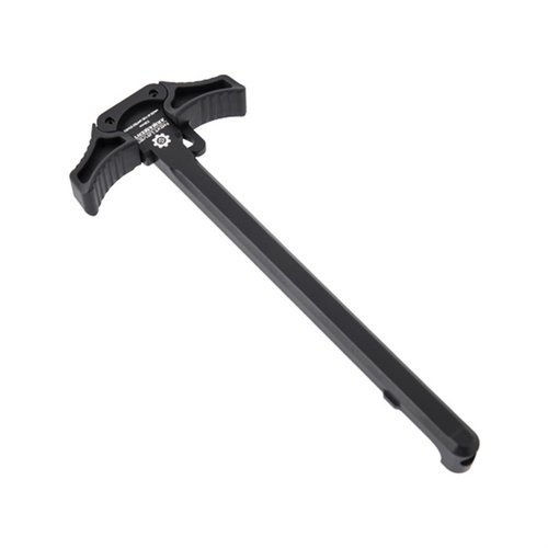 Upgrade your AR-15 with the ambidextrous NLX 556 Charging Handle, featuring a robust latch for easy operation in any condition and crafted from durable 7075 aluminum.