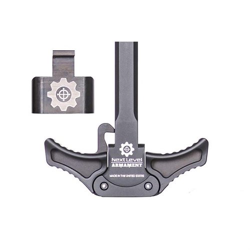 Enhance your SIG Sauer MPX with the Next Level Armament NLA Charging Handle, featuring full ambidextrous operation, increased surface area, and durable 7075 aluminum construction.