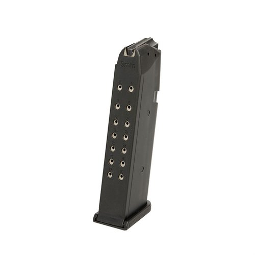 The KCI 17-round 9mm magazine offers reliable performance, durable polymer-steel construction, easy cleaning, and compatibility with Glock® 17/19/26 accessories.