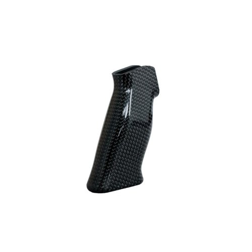 The Brigand Arms Carbon Black Pistol Grip offers lightweight comfort, superior ergonomics, and a perfect fit for various hand sizes, enhancing control and accuracy.