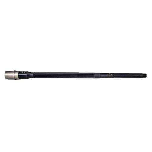 The Faxon AR 308 Heavy Fluted Match Barrel offers precision, lightweight design, enhanced cooling, and compatibility with .750-inch gas blocks for optimal performance.