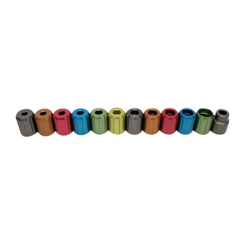 The AREA 419 Interchangeable Funnel Head offers caliber-specific designs for optimal flow, eliminating static cling and ensuring no powder spills or jams.