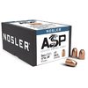 Experience unmatched accuracy and consistency with Nosler's ASP 9MM JHP bullets, featuring a skived copper-alloy jacket for reliable expansion and stability.