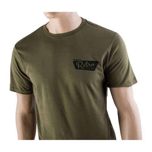 Experience ultimate comfort with our Brownells Vintage Logo T-shirt, crafted from soft, durable 100% ring-spun cotton with a stylish design and Cut-N-Sew construction.