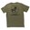 BROWNELLS FINE COTTON VINTAGE LOGO T-SHIRT MEDIUM GREEN