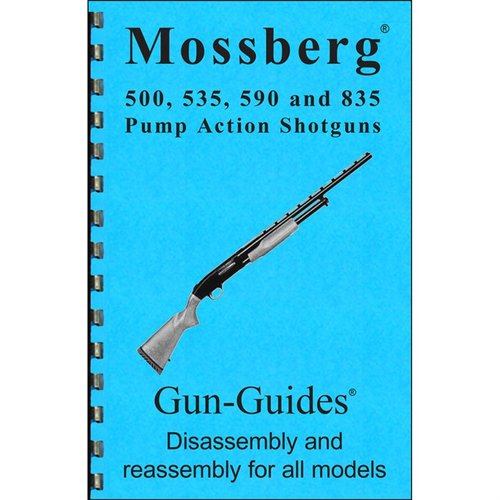The Mossberg 500, 535, 590 & 835 Assembly Guide offers detailed, illustrated instructions for easy disassembly, plus firearm history for enthusiasts.