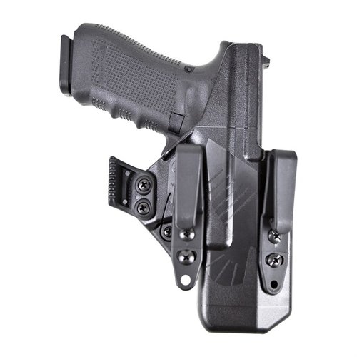 The Eidolon Holster for Glock® G17 offers a precise fit, smooth exterior for comfort, and customizable attachment points for tailored carry options.
