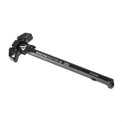 The Raptor-SL Charging Handle offers low-profile ambidextrous operation, reduced snag risk, and a secure grip for efficient AR-15 charging.