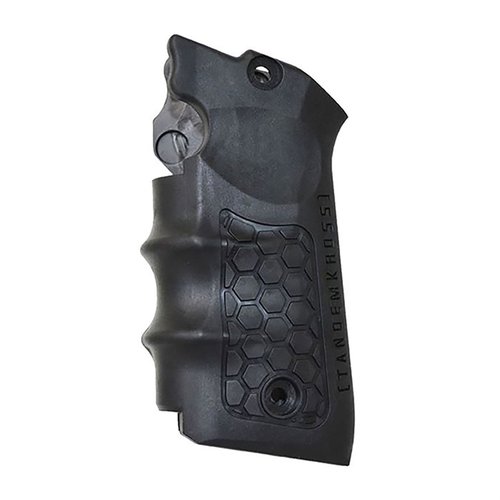 Enhance your Ruger® MKIV™ 22/45™ with TANDEMKROSS 'hiveGrips' for superior grip, ergonomic finger grooves, and vibration dampening for accuracy and control.