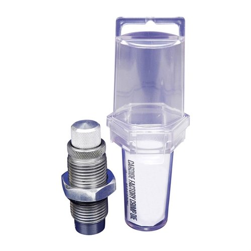 The LEE Precision 9mm Markov Pistol Carbide Factory Crimp Die ensures reliable chambering, quick crimp adjustment, and eliminates the need for case lube.