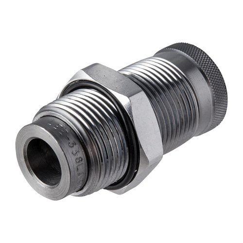 The Lee Precision 338 Lapua Rifle Factory Crimp Die ensures a firm crimp for improved accuracy, fitting 7/8