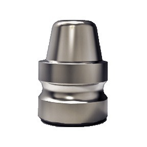 The Lee Precision 2 Cavity Pistol Bullet Mold for .40 Caliber 145gr Semi-Wadcutter speeds up casting with CNC machined aluminum for perfect roundness and size.