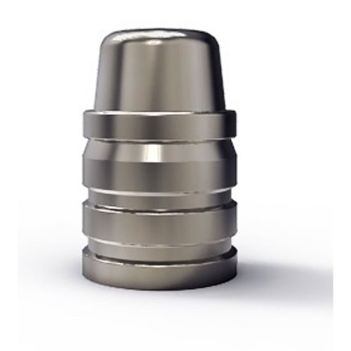 The Lee Precision 41 Caliber 195gr Semi-Wadcutter Mold features double cavities for efficient casting, CNC machined for precision, and includes handles and sprue plate.