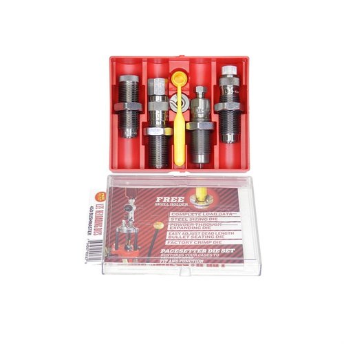 The Lee Precision 450 Bushmaster 4-Die Set offers essential tools including a Full Length Sizing Die and Factory Crimp Die for precise reloading and performance.