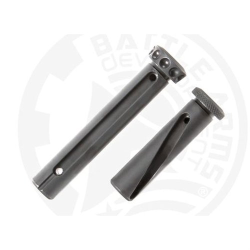 Upgrade your AR308 with the BAD Enhanced Pin Set featuring low-profile heads, extended tips for easy removal, and ambidextrous safety compatibility.