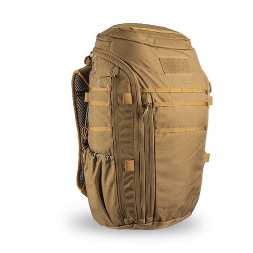 The Eberlestock Switchblade Pack offers quick access to firearms, ample organization, lightweight MOLLE-10 webbing, and transforms into a versatile day pack.