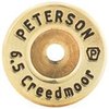 Experience superior long-range precision with Peterson's 6.5 Creedmoor brass, featuring light recoil, polished finish, and options for large or small rifle primer pockets.