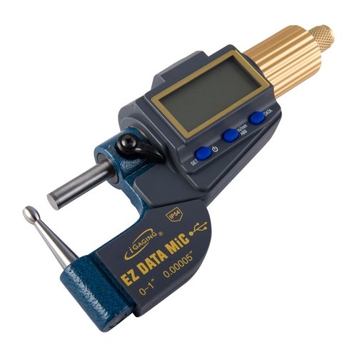 The iGaging EZ Data Tube Micrometer offers precise 0.0015