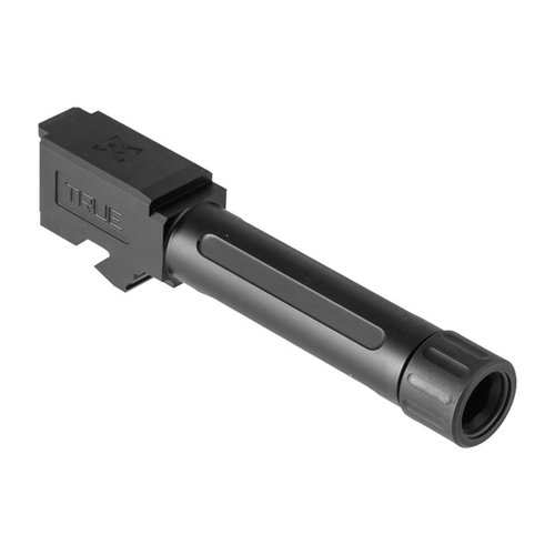 Upgrade your Glock® 26 with the True Precision threaded barrel, crafted for peak accuracy, reliability, and compatibility with all ammo types, including cast lead.