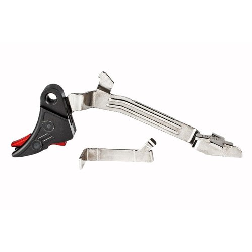 Upgrade your Glock Gen 5 with ZEV's PRO Curved Face Trigger Kit for a crisp, clean pull and unmatched reliability, trusted by professionals worldwide.