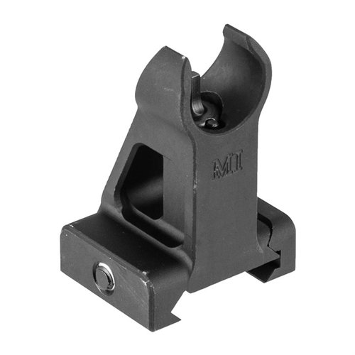 Enhance your AR15/M4/M16 with the Midwest Industries HK Style Fixed Front Sight, featuring Mil-Spec height, A2 post compatibility, and precise 1.5 MOA adjustments.