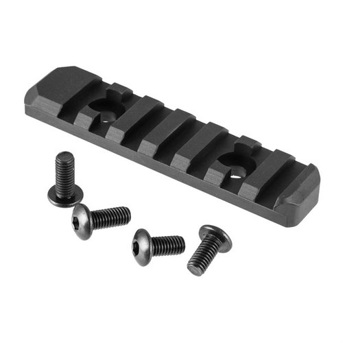 The Kinetic Research Group Aluminum MOE Style Picatinny Rails offer easy attachment for monopods on Whiskey-3 and X-ray chassis, weighing just 1oz.