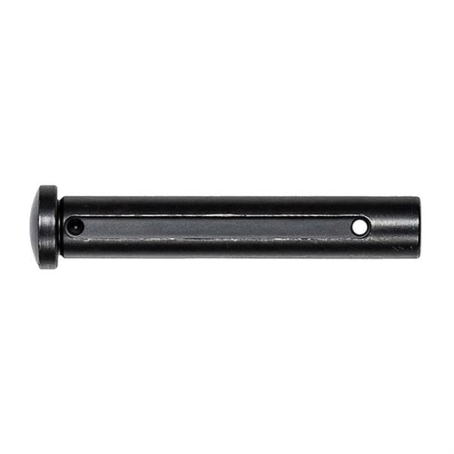The Aero Precision M5 Pivot Pin is custom-designed for M5 lower receivers, ensuring a precise fit, and is compatible with DPMS pattern lowers, albeit with extended length.
