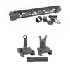 Enhance your AR-15 with Midwest Industries' Slim Line Handguard featuring M-LOK points and integrated Flip-Up Combat Sights for improved accuracy and versatility.
