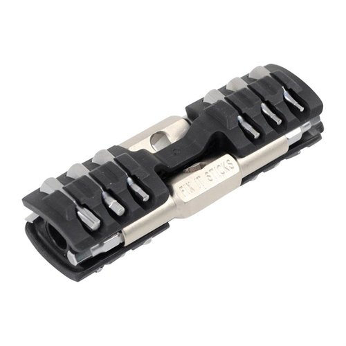 The Fix It Sticks Replaceable Edition features a compact design with 16 durable bits and a T-Handle, offering unmatched portability and versatility for all your gunsmithing needs.